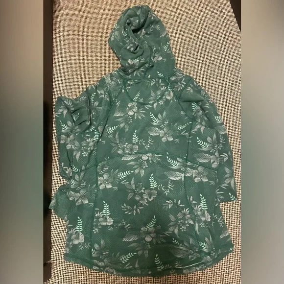 Tommy Bahama Green Floral Print Hoodie - Picture 4 of 4